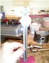 Measuring the valve clearance with the depth gauge in my dial caliper